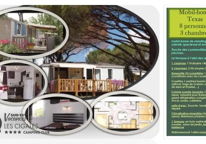 Mobil Home Detente 8 Personnes